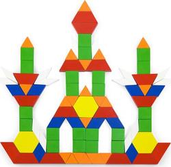 Viga Toys деревянный игровой набор Цветная мозаика, 250 эл. 50065afk
