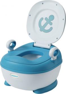 Babyhood детский горшок ЛуЛу с полиуретановым кольцом голубой BH-128B