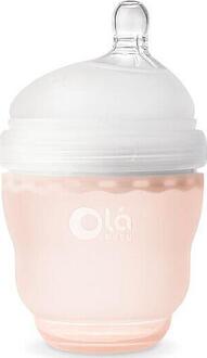  Olababy детская силиконовая антиколиковая бутылочка GentleBottle, 120 мл  Coral/Оранжевый 80430ob