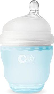  Olababy детская силиконовая антиколиковая бутылочка GentleBottle, 120 мл  Sky/Голубой 80440ob