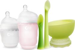 Olababy подарочный набор для кормления Rose/Розовый 90004ob