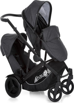 Hauck коляска Duett 3 Melange charcoal Melange charcoal 50012-5