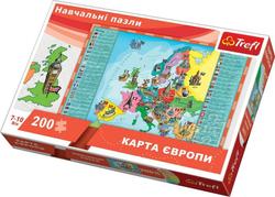 Trefl розвиваючі пазли Карта Європи 15530tfl