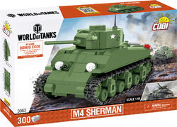 Cobi конструктор Танк M4 Шерман 300 деталей COBI-3063