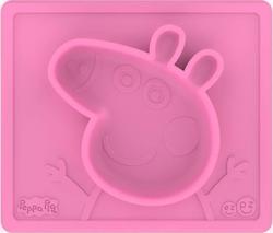 EZPZ тарелка-коврик розовая PEPPA PIG MAT