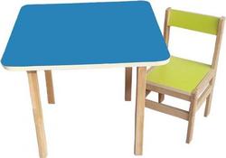 Sofia столик с стульчиком blue/green 23746ber