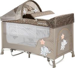 Lorelli манеж SAN REMO 2L ROCKER beige elephant 23033ber