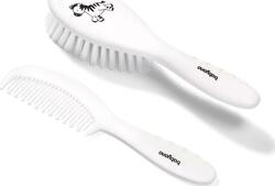 BabyOno щетка и расческа для волос - супер мягкая щетина Белый 570/03bo