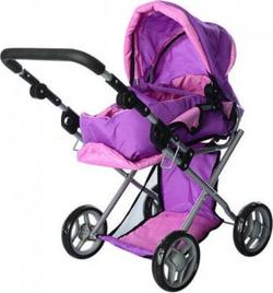 Melogo коляска для кукол 9379/029 violet/l.pink 22103ber