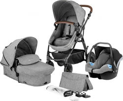 Kinderkraft коляска 3 в 1 Moov Gray Melange KKWMOOVGRYM0NC