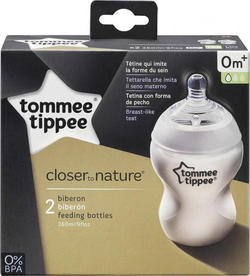 Tommee Tippee пляшечка для годування 2х260 мл 30023iti