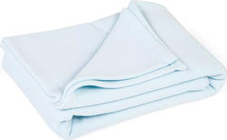ItalBaby одеяло флисовое для люльки голубой 030.2150-02