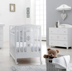 Italbaby ліжечко з кріпленням для другого рівня Baby Chic белый 070.0018-0040 / 070.0002