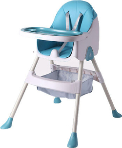 Babyhood стульчик для кормления Премиум голубой BH-514B