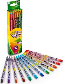Crayola набор карандашей "Твист" с ластиком, выкручивающиеся и стирающиеся 256360.024