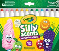 Crayola набор фломастеров Silly Scents Шутник Washable с ароматом 12 шт 12 шт 256352.012
