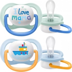 Avent пустушка I love, в асортименті 0-6 мес. для мальчиков 8710103949183