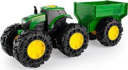 John Deere Kids іграшковий трактор Monster Treads з причепом і великими колесами 47353afk