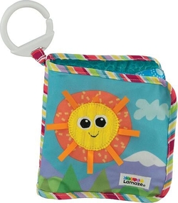 Lamaze мягкая книжка-подвеска Первые открытия с пищалкой L27126afk