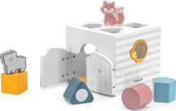 Viga Toys деревянный сортер с погремушками PolarB Домик для зверят 44052afk