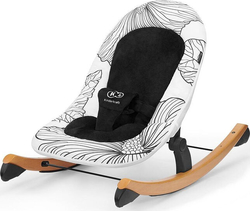 Kinderkraft шезлонг-качалка Finio Black/White KKBFINOBLK0000