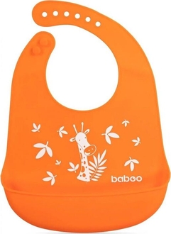 Baboo силиконовый нагрудник Оранжевый 90445iti