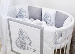 Ovalbed набор в кроватку Teddy bear + коса d159