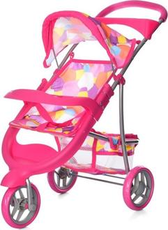 Melogo коляска для кукол 9614 pink/multicolor 24545ber