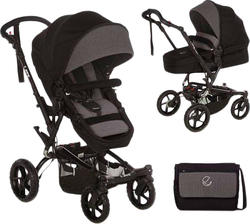 Jane коляска-трансформер Crosswalk Convert Jet Black серый/черный 5483/T34