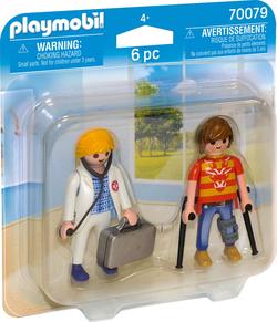 Playmobil конструктор Доктор и пациент 70079ep