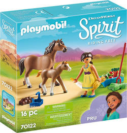 Playmobil конструктор Пру с лошадью и жеребёнком 70122ep
