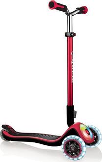 Globber самокат ELITE PRIME колеса с подсветкой красный 444-802