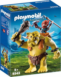 Playmobil конструктор гигантский тролль с боевым гномом 9343ep