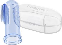BabyOno зубная щеточка с массажем для десен голубой 723/02bo