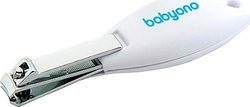 BabyOno косметические щипчики с эргономичной ручкой белый 065/01bo