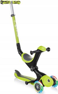 Globber самокат Go Up Deluxe Lights 5в1, колеса с подсветкой зеленый 646-106