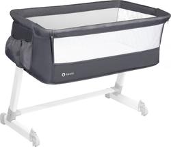 Lionelo ліжечко приставне Theo Dark Grey LO-THEO DARK GREY