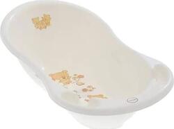 Tega ванночка 86 см со сливом Мишки (белая жемчужина) MS-004ODPŁYW-118