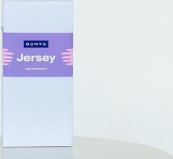 SONTO простынь Jersey  Белый 4820202710424
