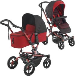 Jane коляска универсальная 2 в 1 Crosswalk Micro Red 5411SP/S53