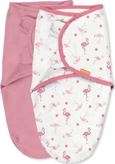 Swaddleme набор конвертов на липучках 2 шт Flamingo Fiesta 59106
