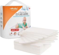 Akuku одноразові підкладки Baby Soft 40x60cm 15 шт A0500