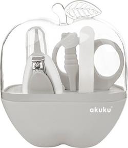 Akuku маникюрный набор Яблоко серый A0473