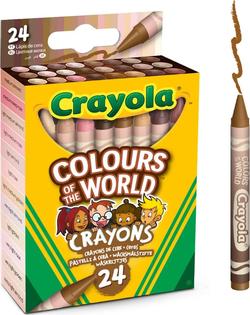 CRAYOLA набор воскового мела Colours of the World 52-0114