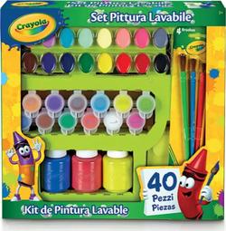 CRAYOLA набор большой для рисования красками Washable 54-0155