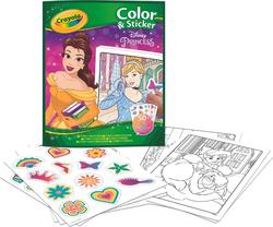 Crayola розмальовка 32 сторінки та 4 сторінки наклейок "Disney Princess" 620090