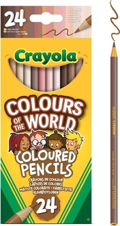 CRAYOLA набір кольорових олівців Colours of the World 68-4607