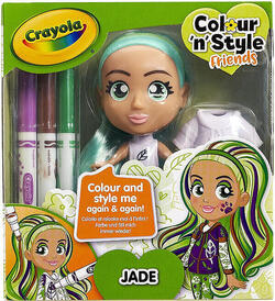 CRAYOLA набір для творчості Colour n Style "Стильні дівчата" Джейд 918937.005