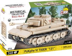 COBI конструктор Друга Світова Війна Танк Тигр 131, 340 деталей Танк Тигр 131, 340 деталей COBI-2710