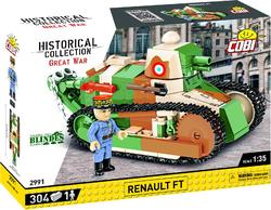 COBI конструктор Первая Мировая Война Танк Рено FT-17, 304 деталей Танк Рено FT-17, 304 деталей COBI-2991